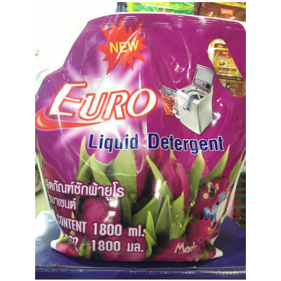 Nước giặt thái EURO 1.8lít/túi